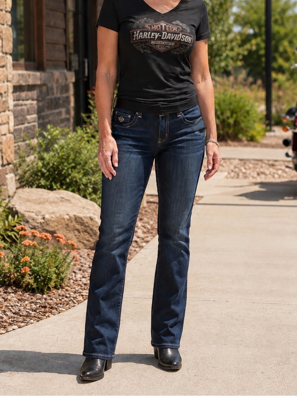 Harley-Davidson Women's Bootcut Jeans 8